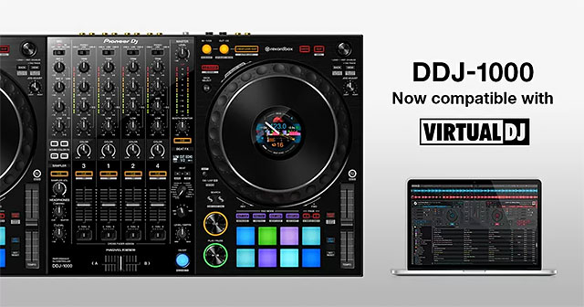  Pioneer DJ DDJ-1000 — тепер офіційно сумісний з VirtualDJ 2021 від Atomix Productions 