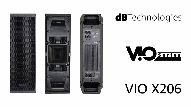  dbtechnologies VIO X206 – компактний активний гучномовець, який може бути «точечником» або елементом лінійного масиву 