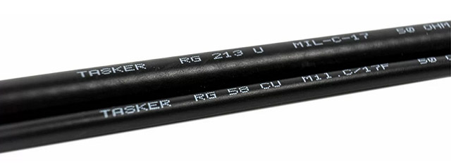  Tasker RG58 і RG213 – італійські високоякісні коаксіальні РЧ-кабелі (50 Ом) доступні в Україні 